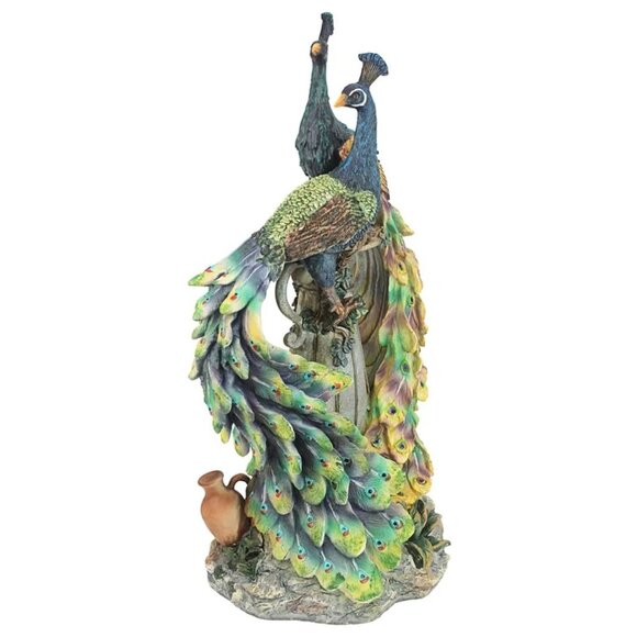 Peacocks in Paradise Statue by Design Toscano - Picture 1 of 3